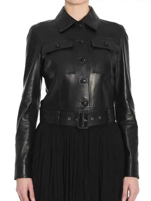 Timothee Chalamet Marty Supreme Black Jacket Back