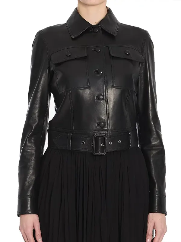 Timothee Chalamet Marty Supreme Black Jacket Back