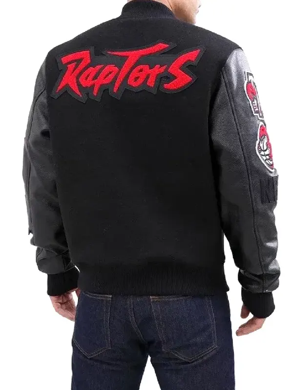 Toronto Raptors Varsity Jacket Back