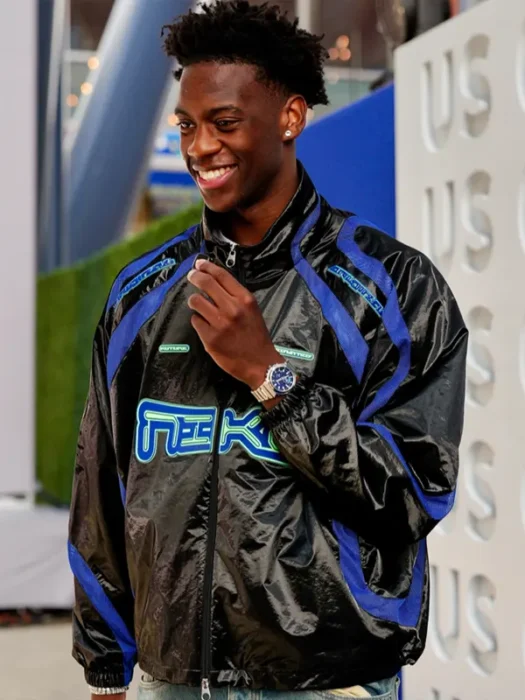 US Open AJ Dybantsa Black And Blue Jacket