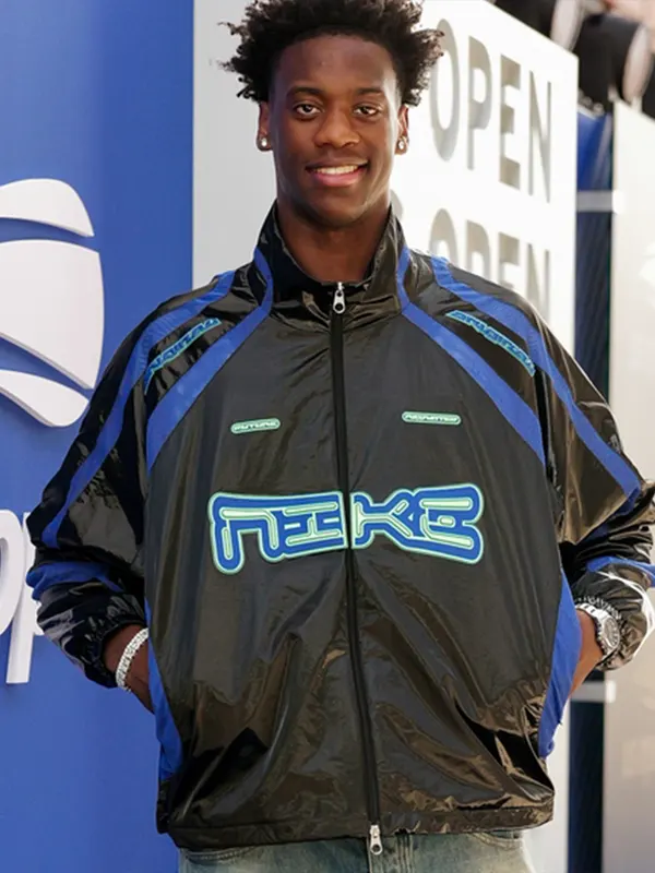 US Open AJ Dybantsa Black Blue Jacket