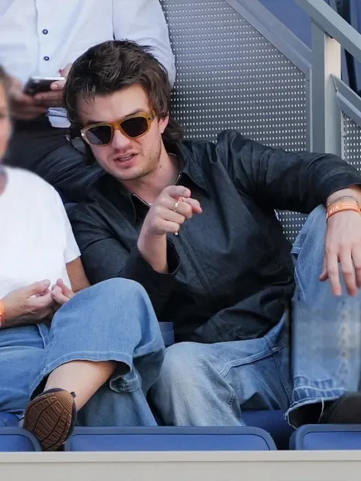 US Open Event Joe Keery Black Jacket