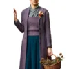Wicker 2026 Elizabeth Debicki Purple Coat