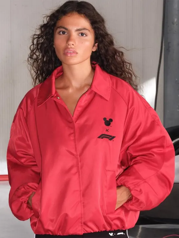 Women Disney F1 Red Jacket