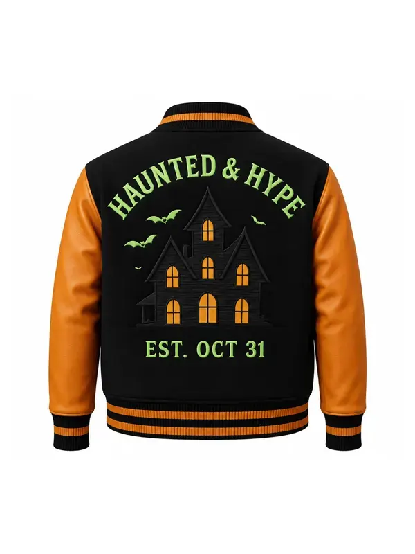 Halloween Haunted Spookster Jacket Back