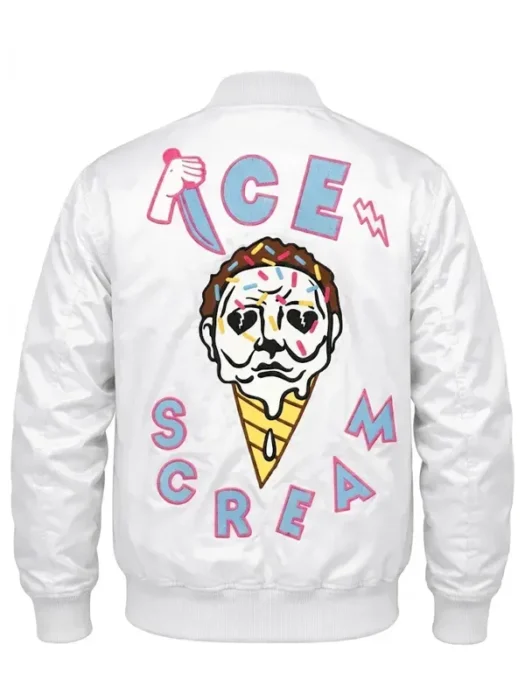 Halloween Ice Cream Gray Jacket Back