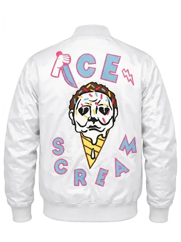 Halloween Ice Cream Gray Jacket Back