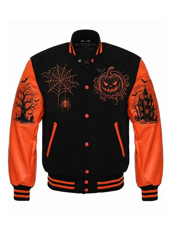 Horror Halloween Varsity Jacket