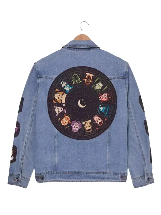 Universal Monsters Dark Zodiac Icons Jacket Back