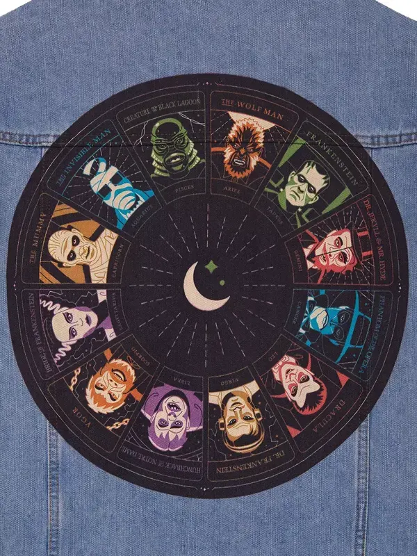 Universal Monsters Dark Zodiac Icons Jacket